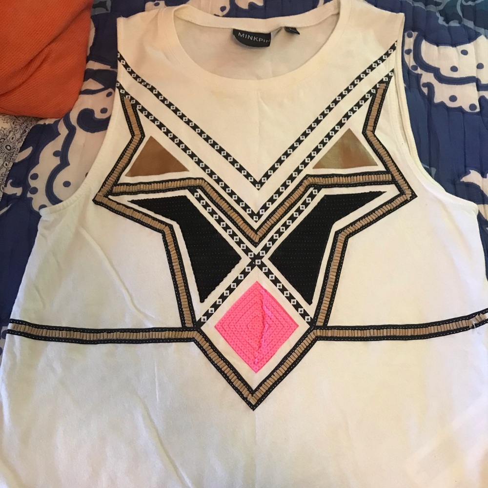 MINKPINK graphic tank
